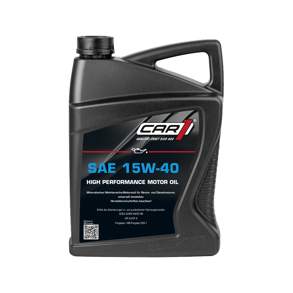 Motoröl 15 W 40, 5 Ltr. Gebinde Motoröl 15 W 40, 5 Ltr. Gebinde