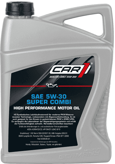 Motoröl 5 W 30 Super Combi, 5 Ltr. Gebinde Motoröl 5 W 30 Super Combi, 5 Ltr. Gebinde